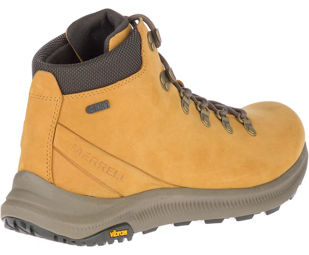 Merrell Hiking Boots Brown - Ontario Mid Waterproof - Mens 63ISFQYUP